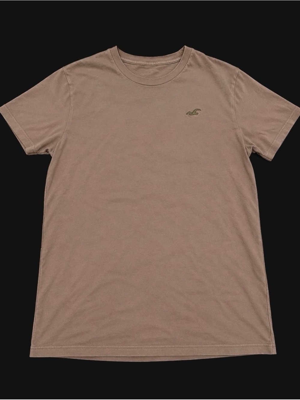 Hollister Washed Mocha Logo T-Shirt